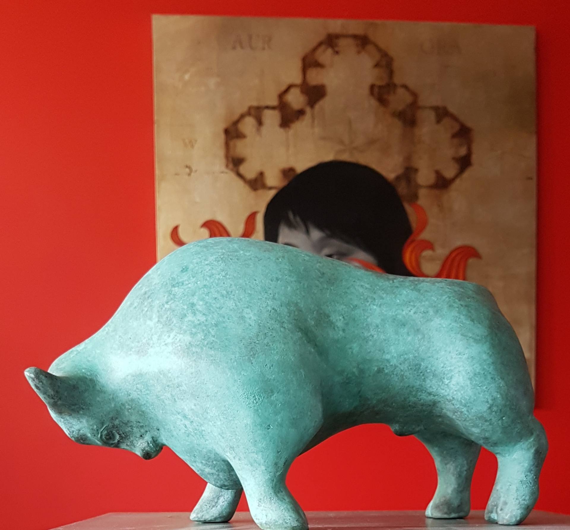 TAURUS sculpture by Marina Stoponja